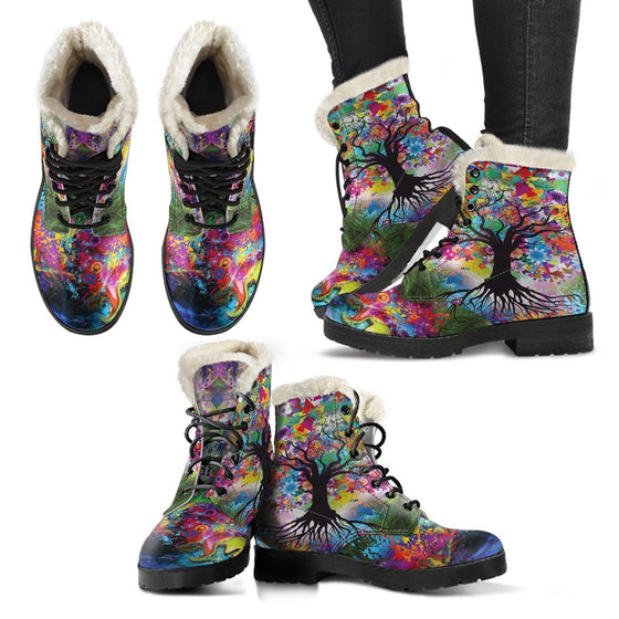 Tree Of Life Winter Boots