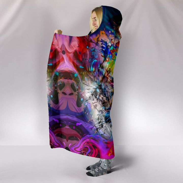 Wild Tiger Hooded Blanket