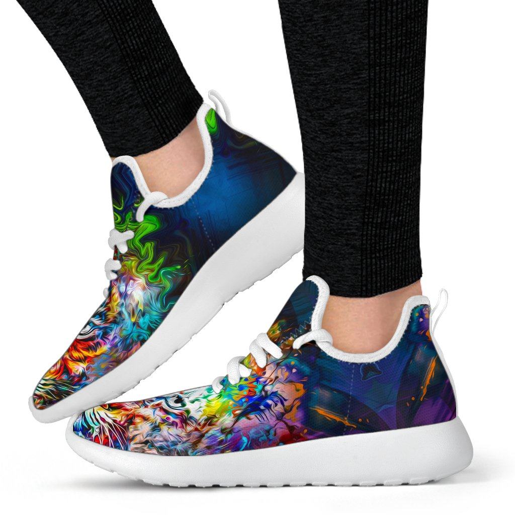 Wild Tiger Mesh Knit Sneakers