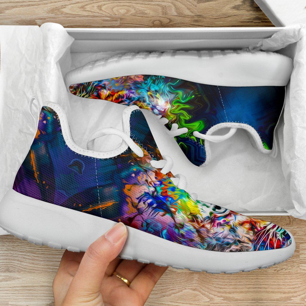 Wild Tiger Mesh Knit Sneakers