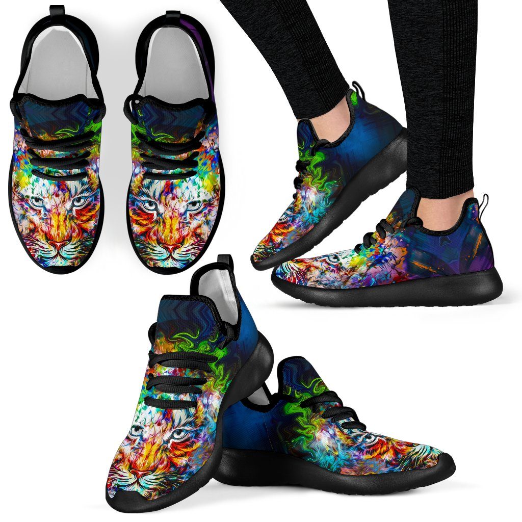 Wild Tiger Mesh Knit Sneakers