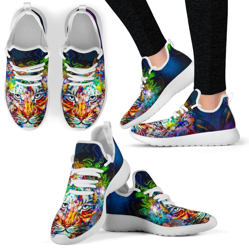 Wild Tiger Mesh Knit Sneakers