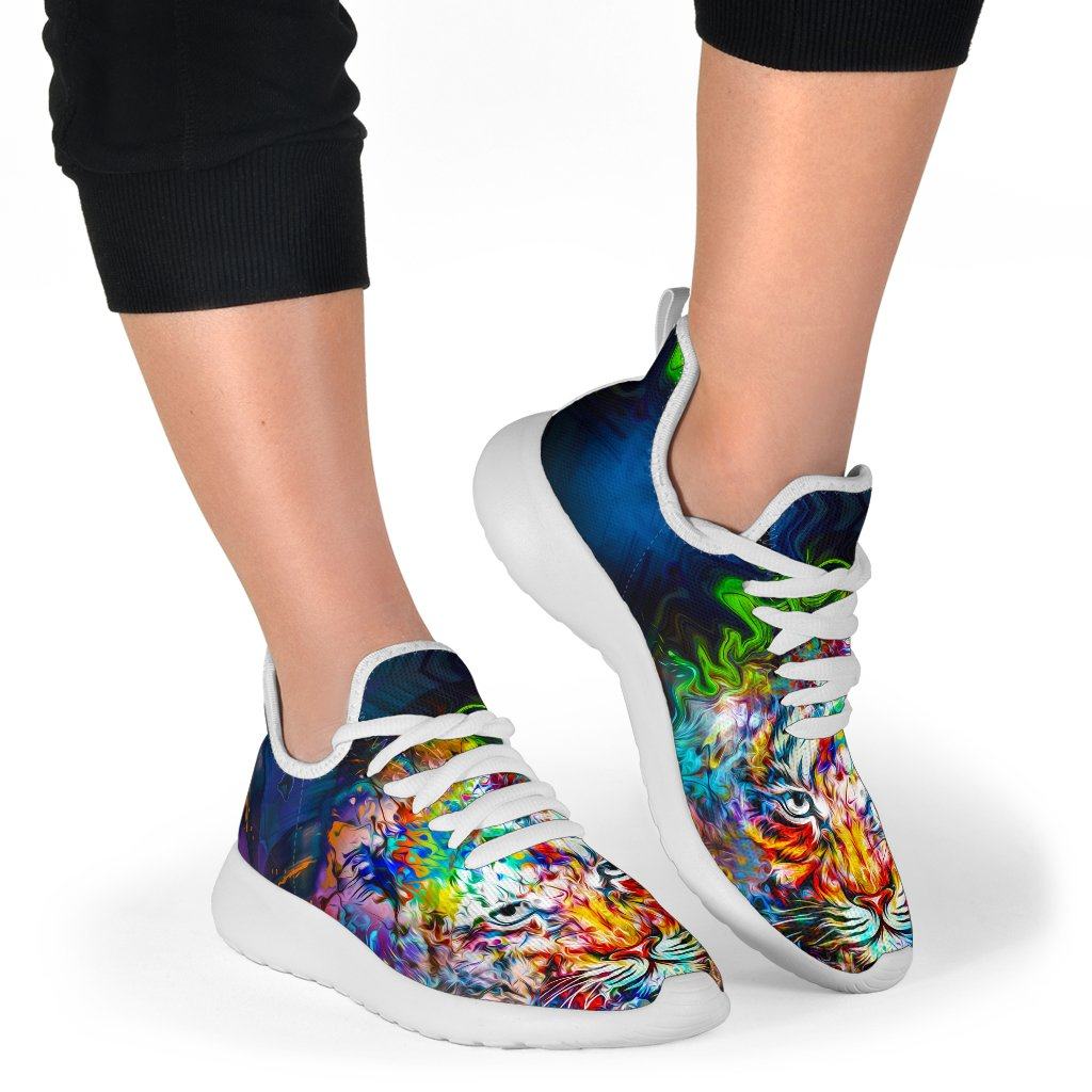 Wild Tiger Mesh Knit Sneakers