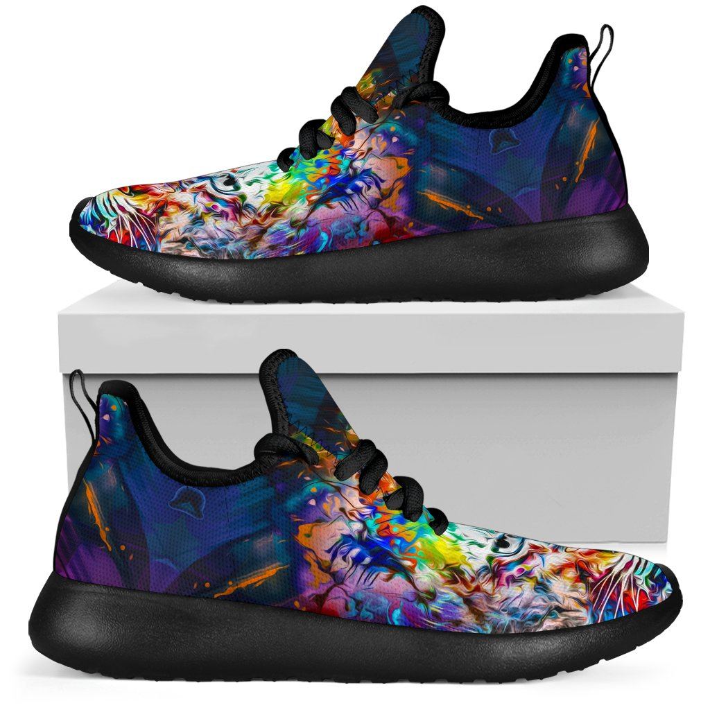 Wild Tiger Mesh Knit Sneakers