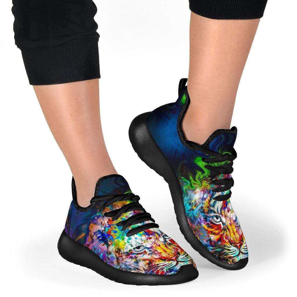 Wild Tiger Mesh Knit Sneakers