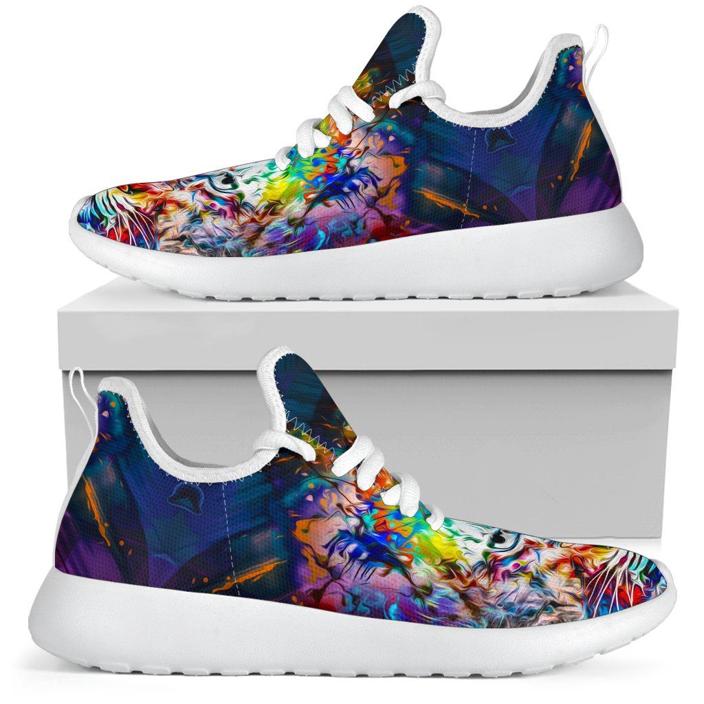 Wild Tiger Mesh Knit Sneakers