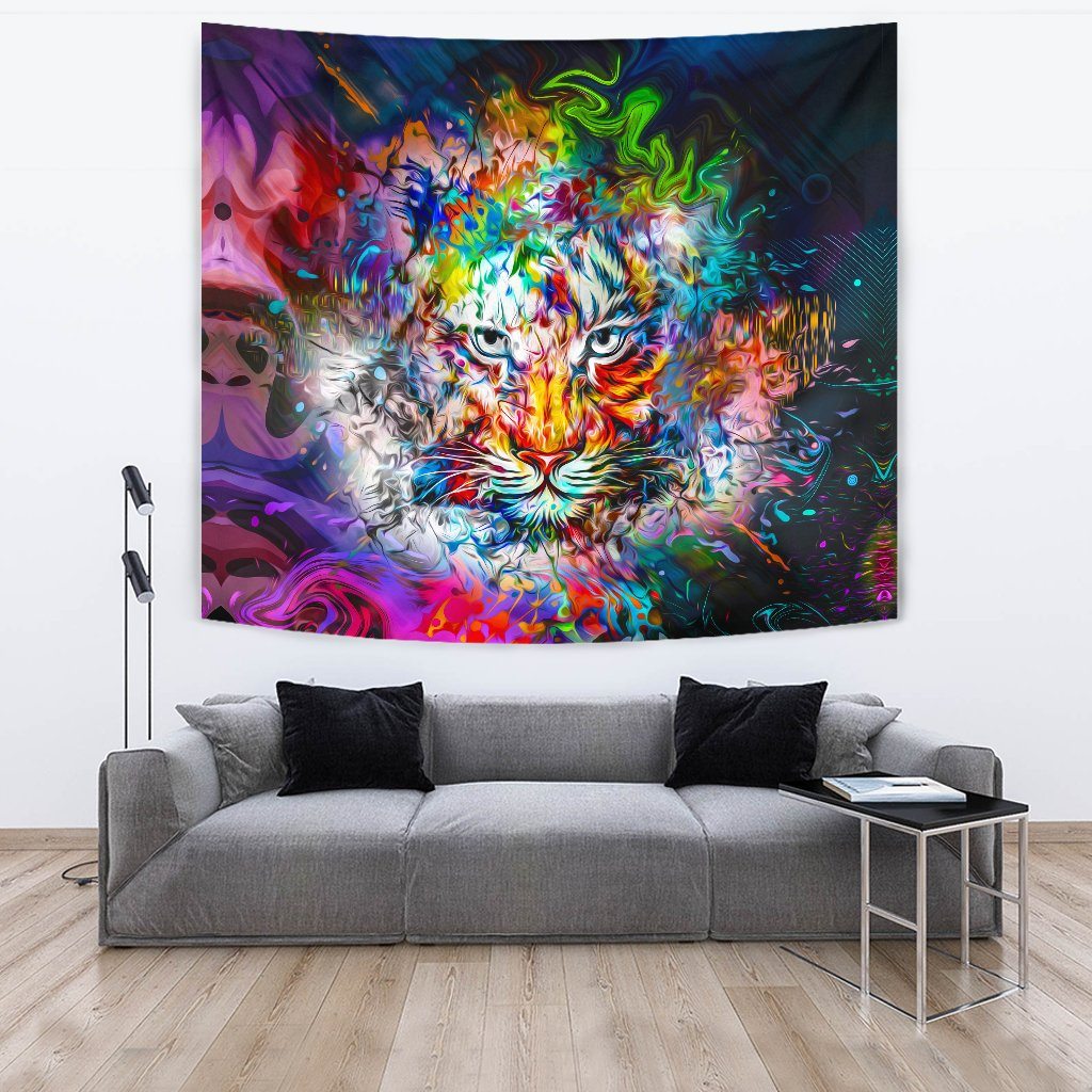 Wild Tiger Wall Tapestry