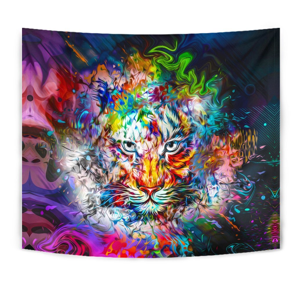Wild Tiger Wall Tapestry