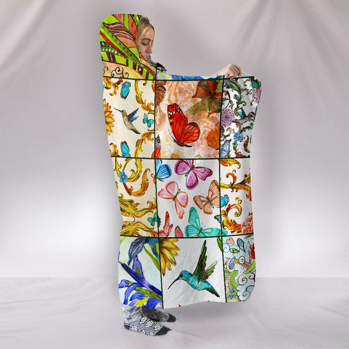 Windows To Nature Hooded Blanket