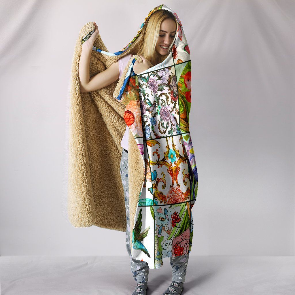 Windows To Nature Hooded Blanket