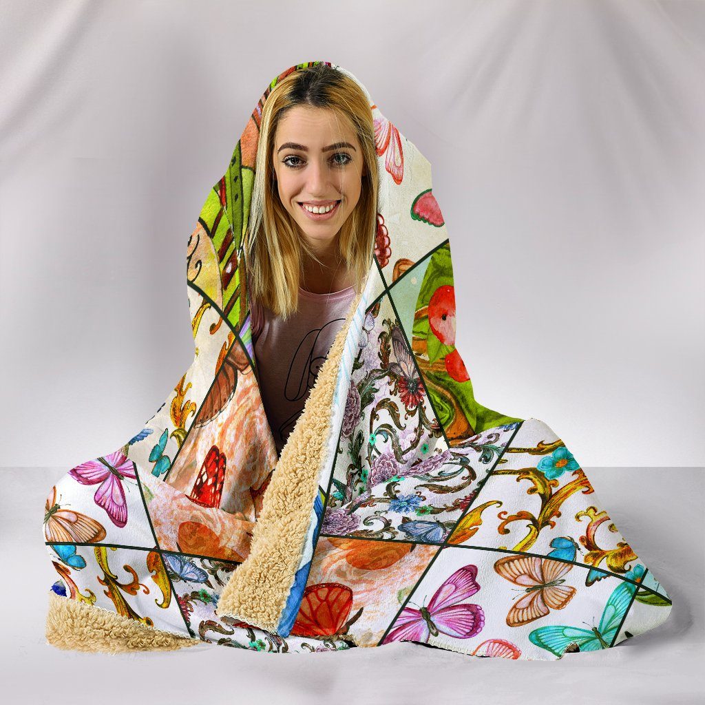 Windows To Nature Hooded Blanket