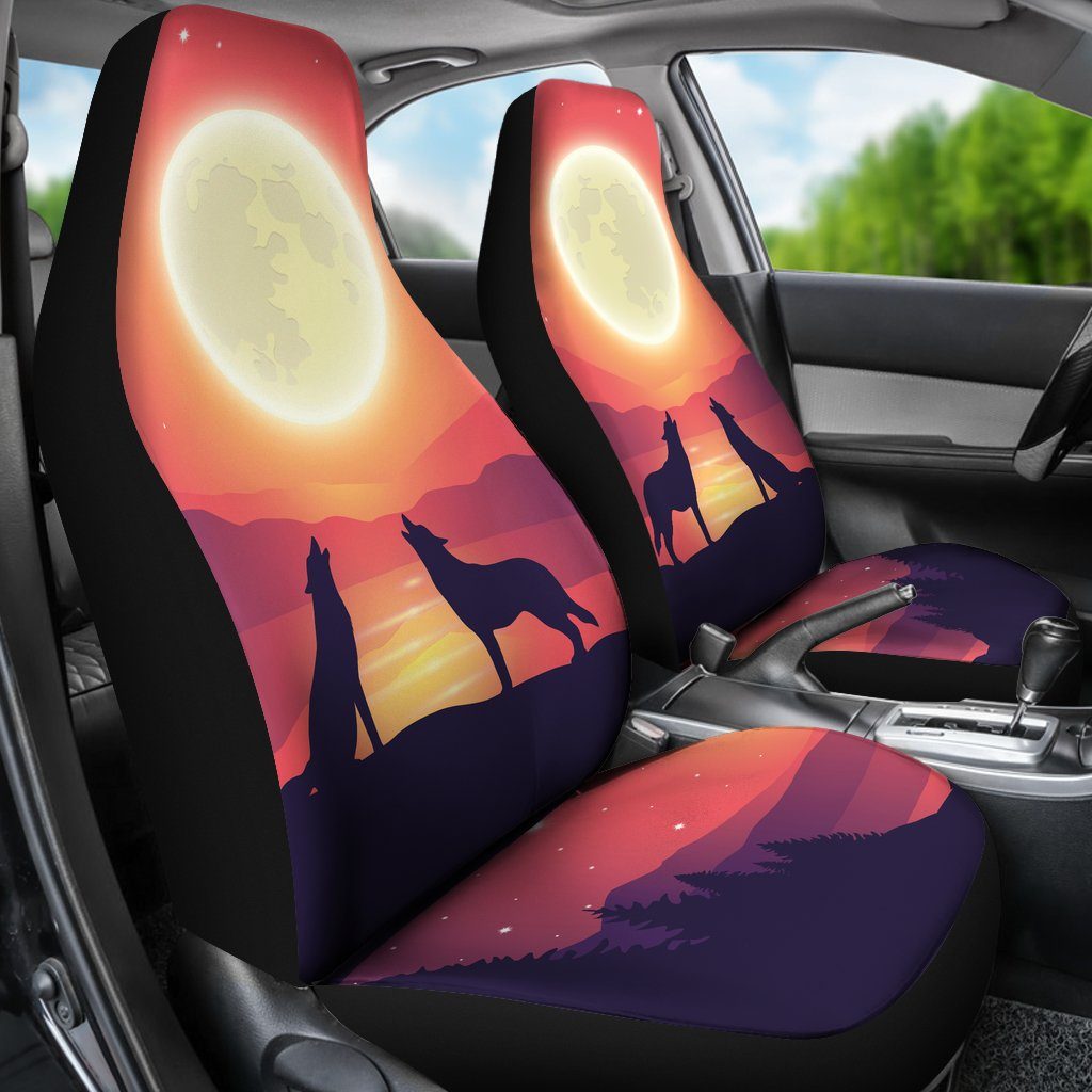 Wolf Car Seat Covers