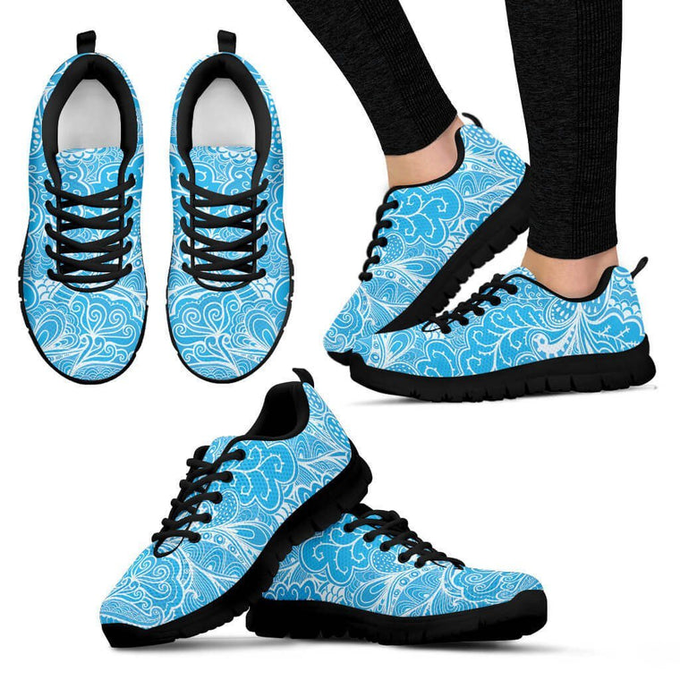 Women Sneakers - Calm In Blue Sneakers