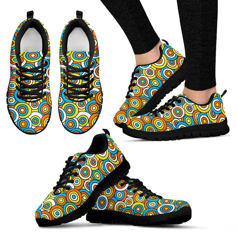 Women Sneakers - Circles Sneakers