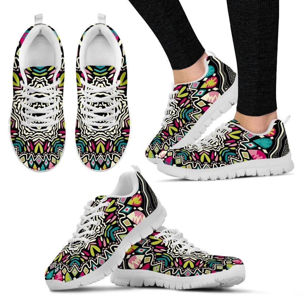 Women Sneakers - Drops Of Colors Sneakers