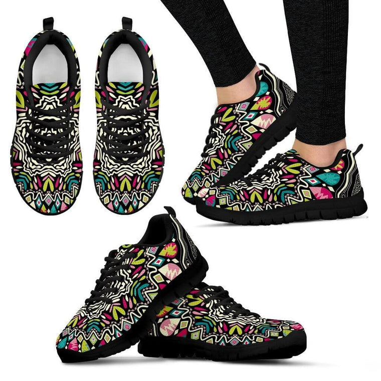 Women Sneakers - Drops Of Colors Sneakers