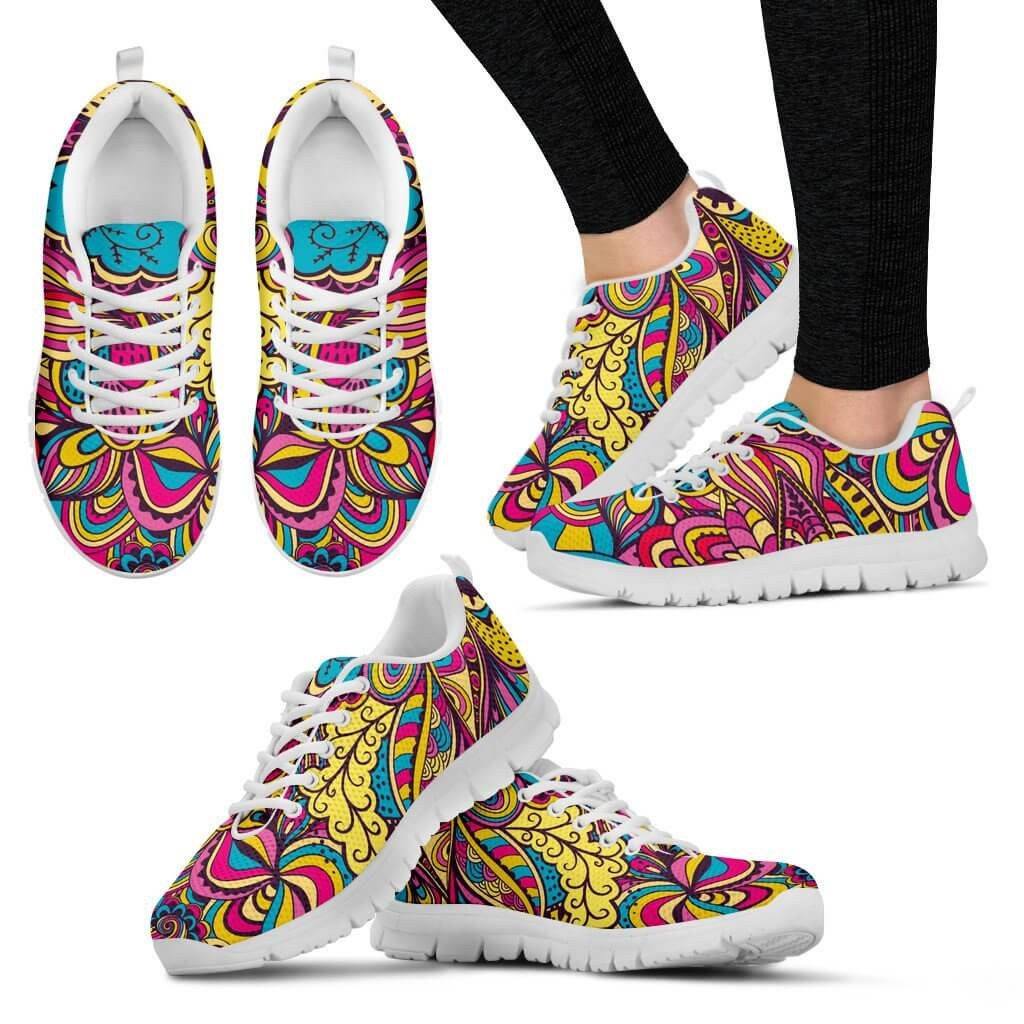 Women Sneakers - Free Your Mind White Sneakers