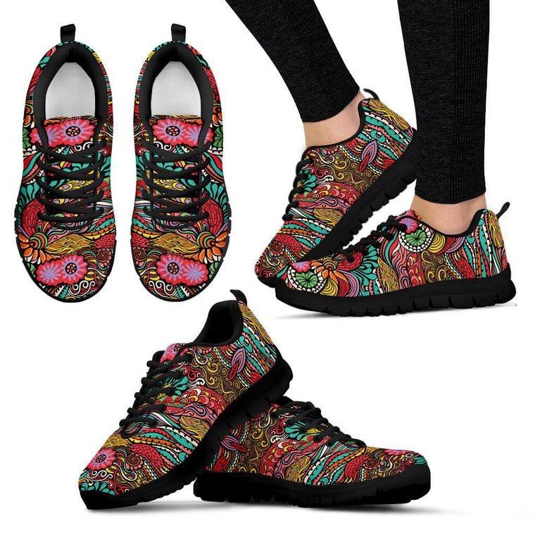 Women Sneakers - Happy Colors Sneakers