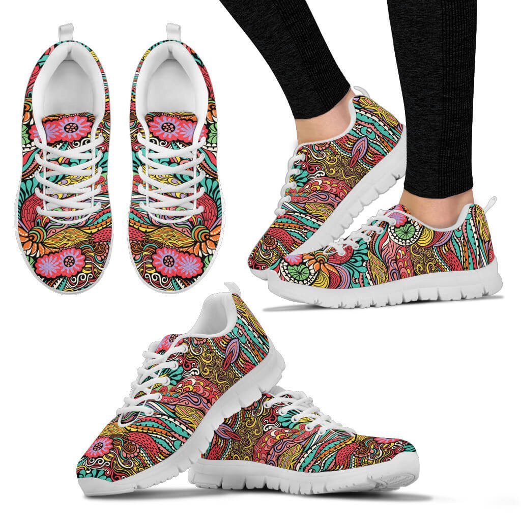 Women Sneakers - Happy Colors Sneakers